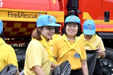 รองปลัดองค์การบริหารส่วนจังหวัดตาก พร้อมด้วยข้าราชการ และเจ้าหน้าที่ในสังกัดองค์การบริหารส่วนจังหวัดตาก ร่วมกิจกรรมจิตอาสาพัฒนา