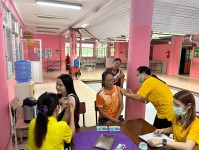 6 มิ.ย.67 รพ.สต.บ้านสันป่าไร่ ฉีดวัคซีนป้องกันโรคมะเร็งปากมดลูก(HPV) เข็มที่ 2 แก่ นักเรียนหญิง อายุ 15-18ปี , ครู , อสม.จำนวน 39 ราย