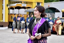 ภาพบรรยากาศส่วนหนึ่งของงานกิจกรรมเปิดสถานีรถไฟนำเที่ยว (สถานีรถไฟอบจ.ตาก) “ย้อนรอยสยาม” 