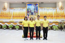 หัวหนสำนักปลัด องค์การบริหารส่วนจังหวัดตาก พร้อมด้วยข้าราชการและพนักงานในสังกัดองค์การบริหารส่วนจังหวัดตาก เข้าร่วมกิจกรรมจิตอาสาพัฒนา โครงการเดิน วิ่ง ปั่น ธงตราสัญลักษณ์งานเฉลิมพระเกียรติพระบาทสมเด็จพระเจ้าอยู่หัว