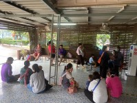 12 มิ.ย.67 รพ.สต.บ้านสันป่าไร่ ฉีดวัคซีนเด็ก อายุ 2 เดือน ถึง 4 ปี จำนวน 36 ราย และตรวจสุขภาพช่องปาก,เคลือบฟลูออไรด์,เจาะเลือดตรวจความเข้มข้นของเลือด(hct),จ่ายยา para syr , ferrous syr และยืนยันตัวตน(Authen)