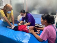 26 มิ.ย.67 รพ.สต.บ้านสันป่าไร่ ฉีดวัคซีนป้องกันไข้หวัดใหญ่ เข็มที่ 2 ให้กลุ่มเด็กอายุ 6 เดือน ถึง 3 ปี จำนวน 35 ราย