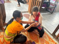 12 ก.ค.67 รพ.สต.บ้านสันป่าไร่ ออกหน่วยฉีดวัคซีนเด็กอายุ 2 เดือน ถึง 4 ปี หมู่ 6 บ้านห้วยกระทิง จำนวน 18 ราย