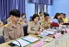 รองปลัดองค์การบริหารส่วนจังหวัดตาก เข้าร่วมประชุมลงนามบันทึกข้อตกลงความร่วมมือตามโครงการเสริมสร้างความปลอดภัยสถานศึกษาฯ 