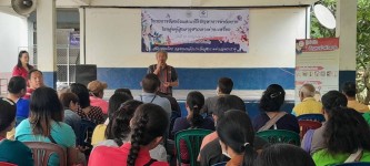 22/พ.ค./67 จนท.รพ.สต.บ้านสันป่าไร่ร่วมกับเครือข่ายเฝ้าระวังการฆ่าตัวตายตำบลพระธาตุ จัดอบรมโครงการเฝ้าระวังการฆ่าตัวตายในผู้สูงอายุชาวเขาเผ่ากระเหรี่ยง มีผู้เข้าร่วมการอบรม จำนวน 130 คน ได้รับการสนับสนุนงบประมาณจากกองทุนหลักประกันสุขภาพตำบลพระธาตุ และได้รั