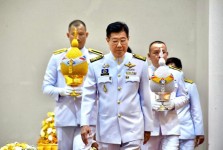 นายกองค์การบริหารส่วนจังหวัดตาก เข้าร่วมพิธีถวายเครื่องราชสักการะและวางพานพุ่ม (พุ่มเงิน-พุ่มทอง) และพิธีจุดเทียนถวายพระพรชัยมงคล