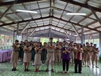 7 ส.ค. 67 นางเสาร์แก้ว อ่วมพิทยา เจ้าพนักสาธารณสุข รพ.สต.บ้านสันป่าไร่ร่วมกับนายวิทวัส ตาคำ ประธานเครือข่ายคนต่อชีวิต ได้เป็นวิทยากรให้ความรู้เรื่องยาเสพติด แก่นักเรียนโรงเรียนบ้านสันป่าไร่