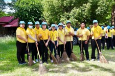  รองปลัดองค์การบริหารส่วนจังหวัดตาก เข้าร่วมกิจกรรม จิตอาสาพัฒนา และกิจกรรม “รวมพลังสร้างสัปปายะสู่วัด ด้วยวิถี 5 ส” (Big Cleaning Day)
