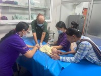 14 ส.ค.67 รพ.สต.บ้านสันป่าไร่ ให้บริการฉีดวัคซีนเด็ก อายุ 2 เดือน ถึง 4 ปี จำนวน 24 ราย พร้อมตรวจสุขภาพช่องปาก,เคลือบฟลูออไรด์,ให้ทันตสุขศึกษาแก่ผู้ปกครองเด็ก,เจาะเลือดตรวจ HCT , ยืนยันตัวตน(Authen) ,จ่ายยา para syr และ ferrous syr