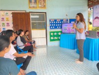 3 ส.ค. 67 นส.พนิดา ตลับทอง จพ.ทันตาภิบาลปฏิบัติการพร้อมด้วยนส.โสภา วรนารถวิชัย ผู้ช่วยทันตกรรม รพ.สต.บ้านสันป่าไร่ เป็นวิทยากรให้ความรู้กิจกรรมทันตสุขภาพที่ศพด.บ้านป่าไร่เหนือและตรวจสุขภาพช่องปากพร้อมทั้งเคลือบฟลูออไรด์จำนวน 32 ราย