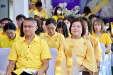  รองปลัดองค์การบริหารส่วนจังหวัดตาก เข้าร่วมพิธีเจริญพระพุทธมนต์เฉลิมพระเกียรติถวายพระพรชัยมงคลแด่พระบาทสมเด็จพระเจ้าอยู่หัว