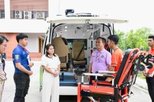 อบจ.ตาก จัดซื้อรถพยาบาล เพื่อเพิ่มศักยภาพการปฏิบัติงานด้านการแพทย์ฉุกเฉิน 