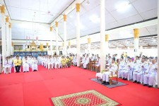 ปลัดองค์การบริหารส่วนจังหวัดตาก เข้าร่วมในพิธี สวดพระพุทธมนต์ถวายเป็นพระราชกุศล พระบาทสมเด็จพระบรมชนกาธิเบศร มหาภูมิพลอดุลยเดชมหาราช บรมนาถบพิตร