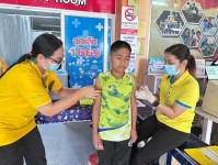 7 พ.ย.67 รพ.สต.บ้านสันป่าไร่ ฉีดวัคซีนนักเรียน ครั้งที่ 2 ให้แก่นักเรียนชั้น ป.1 , ป.2 และ ป.6 ทั้งหมด 5 โรงเรียน รวม 82 คน และนัดฉีดครั้งต่อไป อีก 2 ครั้ง