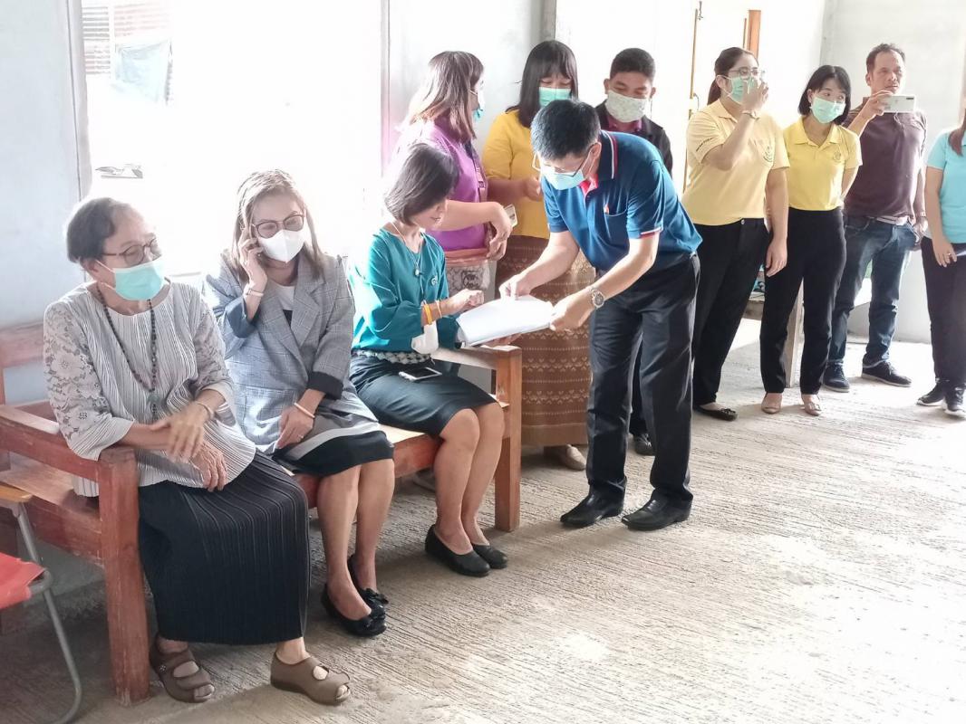 คณะอนุกรรมการด้านการประเมินผลกองทุนฟื้นสมรรถภาพจังหวัดตากลงพื้นที่ติดตามและประเมินประเมินผลการขอรับเงินสนับสนุนโครงการปรับสภาพแวดล้อมที่อยู่อาศัยสำหรับคนพิการที่ยากไร้และมีความจำเป็นต้องได้รับการฟื้นฟูสมรรถภาพ