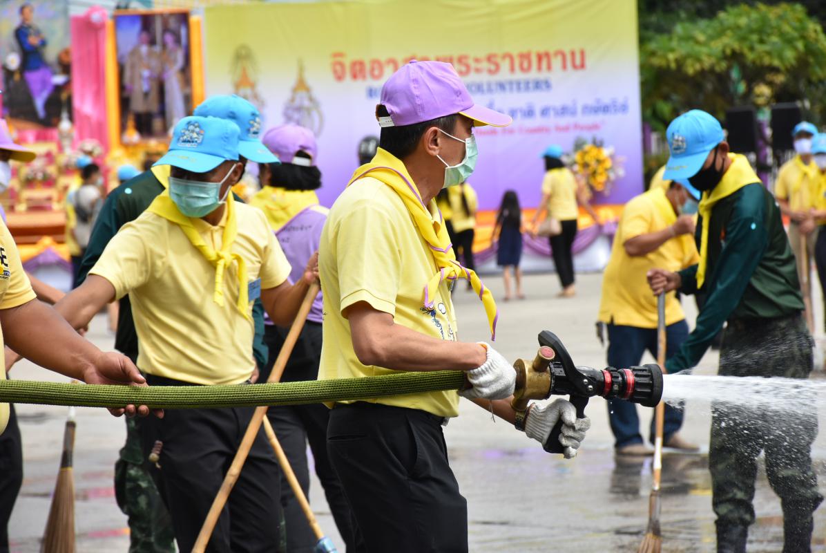 เข้าร่วมกิจกรรมจิตอาสาพัฒนาสิ่งสาธารณูปโภค ถวายพระราชกุศล เนื่องในวันคล้ายวันสวรรคตพระบาทสมเด็จพระจุลจอมเกล้าเจ้าอยู่หัว