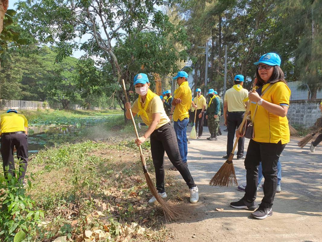 กิจกรรมจิตอาสาพัฒนา ปรับปรุงภูมิทัศน์ลำน้ำ คูคลอง ถวายพระราชกุศลและน้อมรำลึกพระมหากรุณาธิคุณ 
