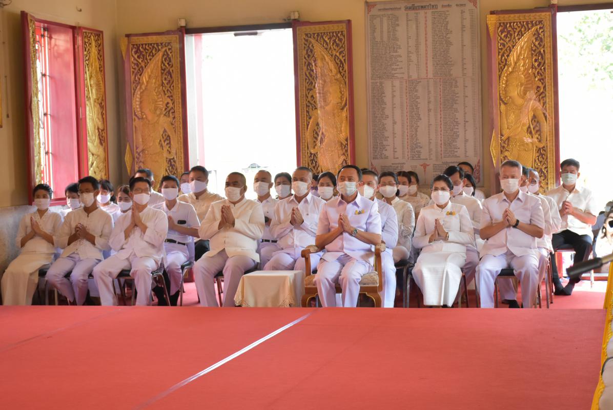 พิธีเจริญพระพุทธมนต์ถวายพระราชกุศล พระบาทสมเด็จพระบรมชนกาธิเบศร มหาภูมิพลอดุลยเดชมหาราช บรมนาถบพิตร เนื่องในวันคล้ายวันพระราชสมภพ 5 ธันวาคม 2563่ 