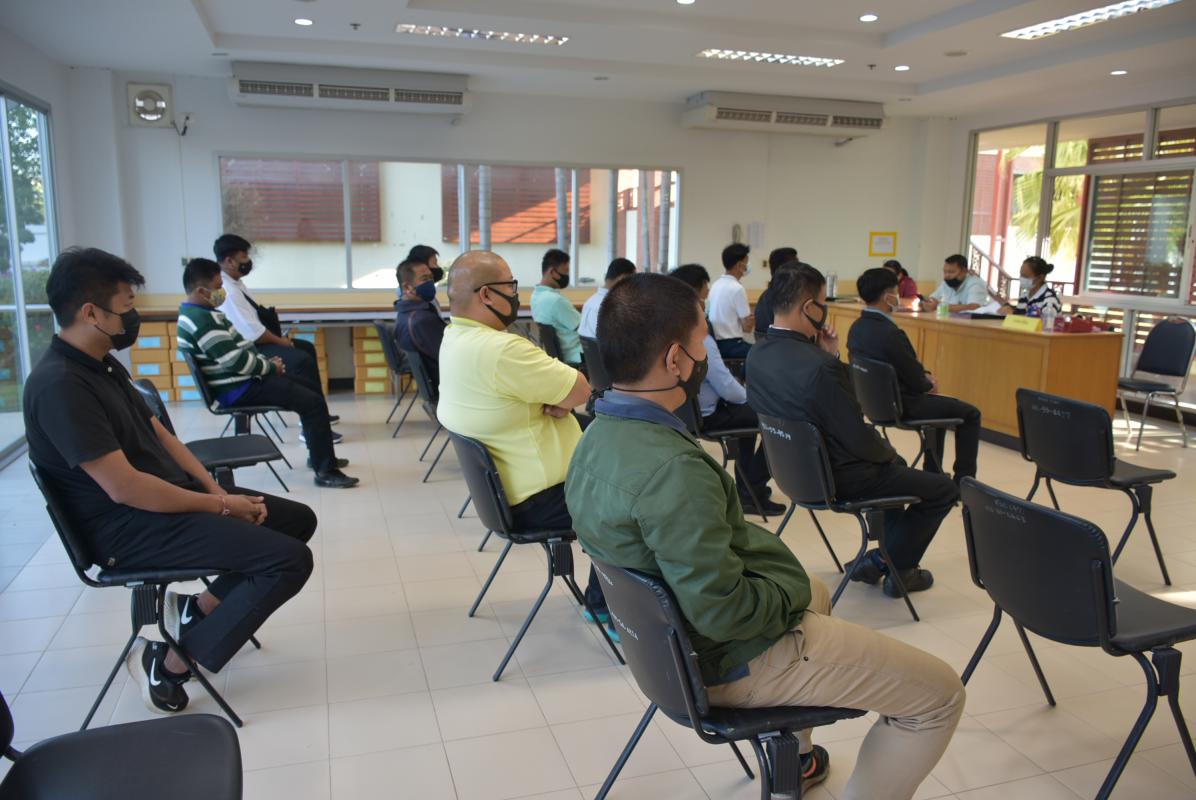 ภาพบรรยากาศการสอบภาคปฏิบัติพนักงานจ้างตามภารกิจ ( ผู้มีทักษะ )