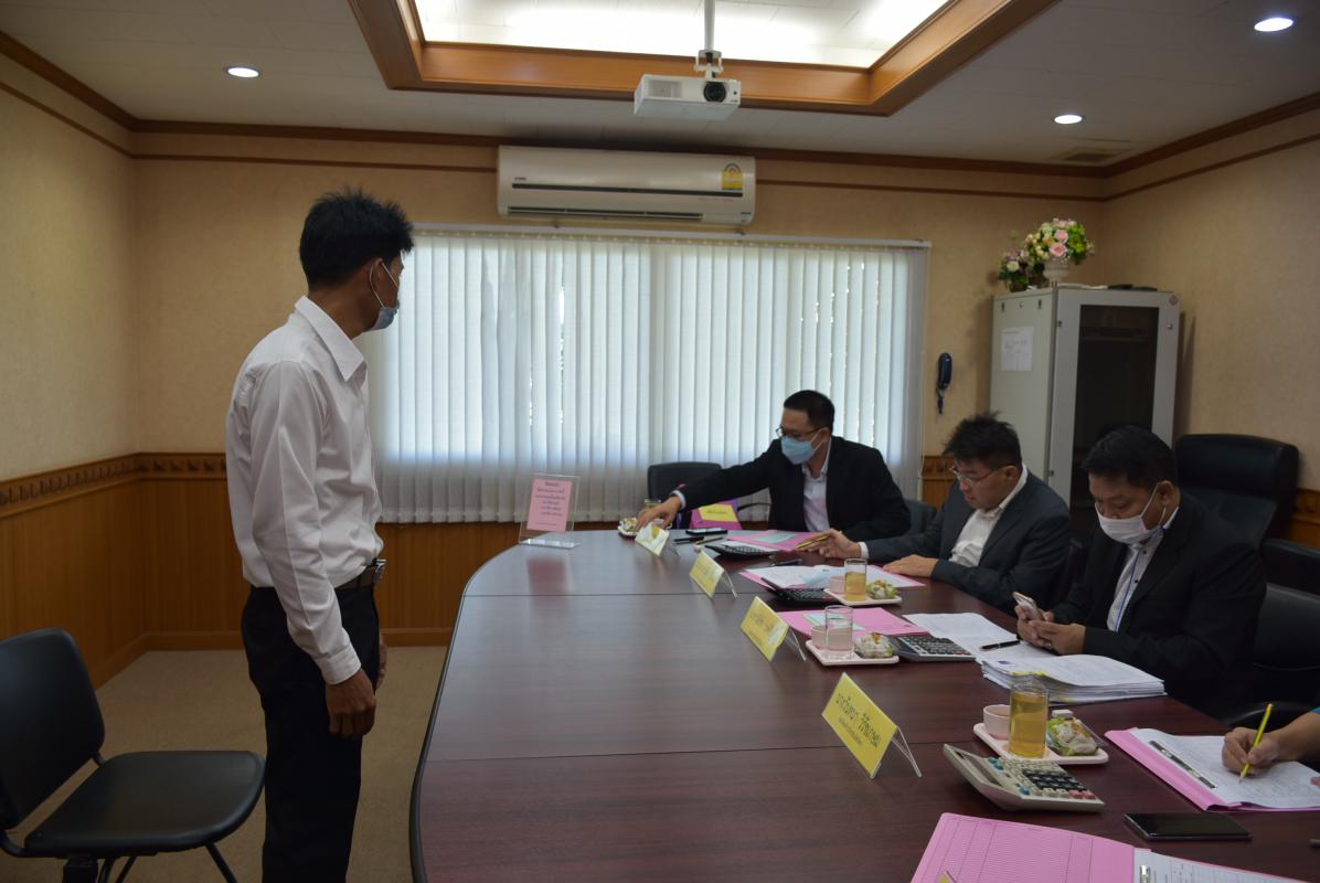 ภาพบรรยากาศการสอบภาคความเหมาะสมกับตำแหน่ง ( สัมภาษณ์ ) พนักงานจ้างตามภารกิจ ( ผู้มีทักษะ ) 