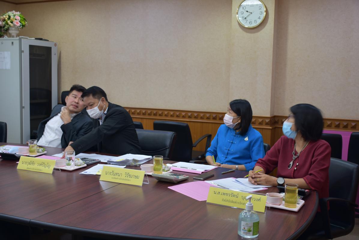 ภาพบรรยากาศการสอบภาคความเหมาะสมกับตำแหน่ง ( สัมภาษณ์ ) พนักงานจ้างตามภารกิจ ( ผู้มีทักษะ ) 
