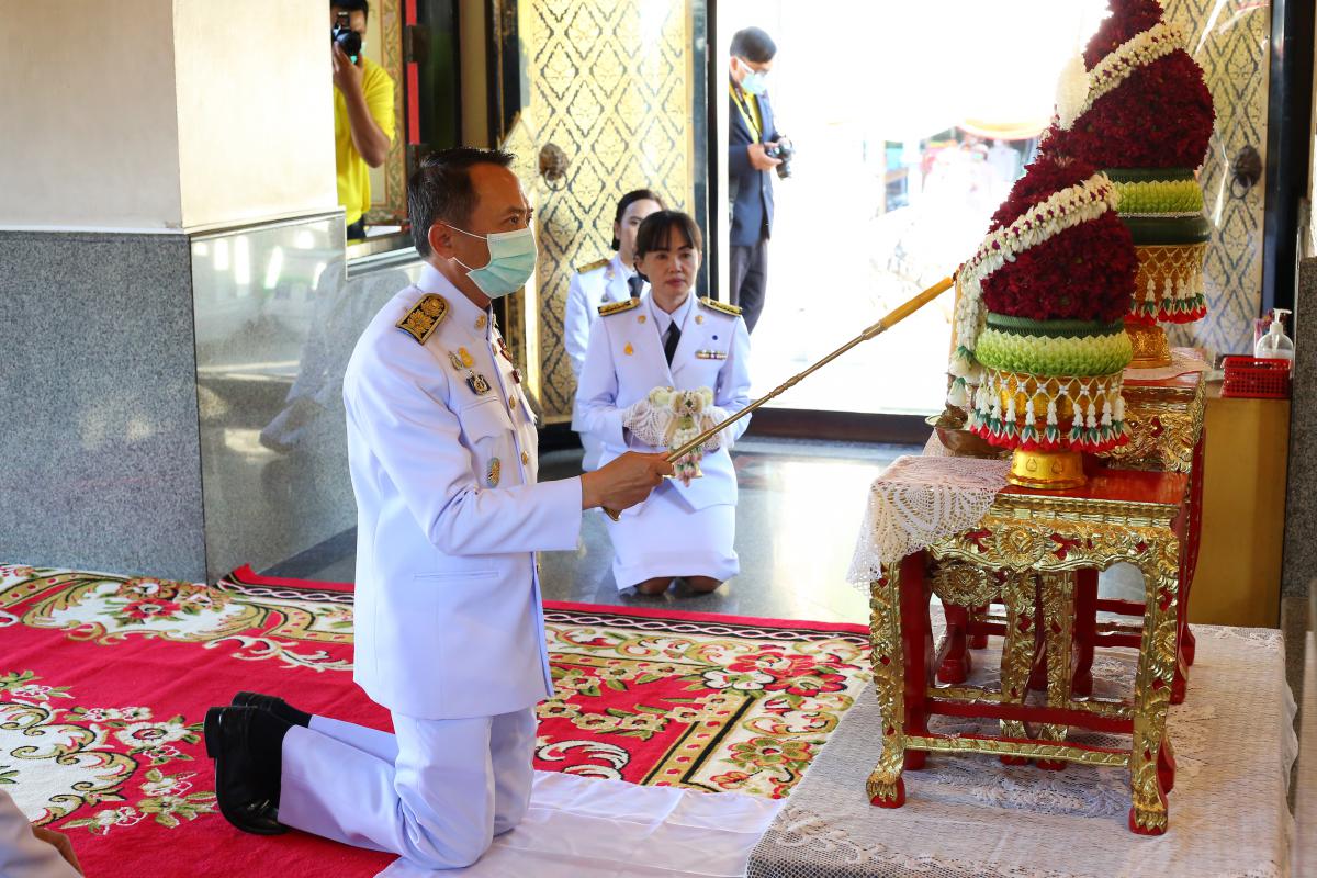 พิธีบวงสรวงดวงพระวิญญาณสมเด็จพระเจ้าตากสินมหาราช เนื่องในวันคล้ายวันปราบดาภิเษกขึ้นเป็นพระมหากษัตริย์ของสมเด็จพระเจ้าตากสินมหาราช 