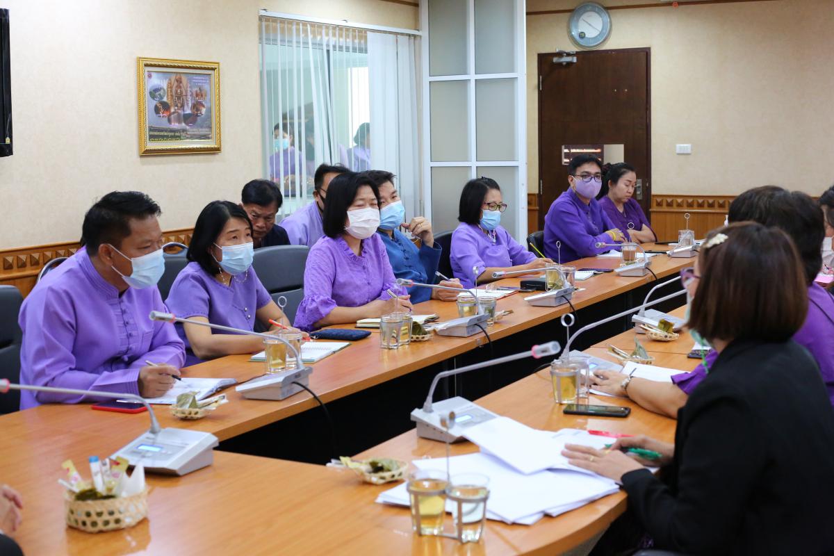 ประชุมระหว่างองค์การบริหารส่วนจังหวัดตาก กับเจ้าหน้าที่ตรวจสอบสำนักงานตรวจเงินแผ่นดินจังหวัดตาก
