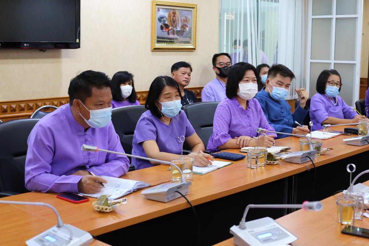 ประชุมระหว่างองค์การบริหารส่วนจังหวัดตาก กับเจ้าหน้าที่ตรวจสอบสำนักงานตรวจเงินแผ่นดินจังหวัดตาก
