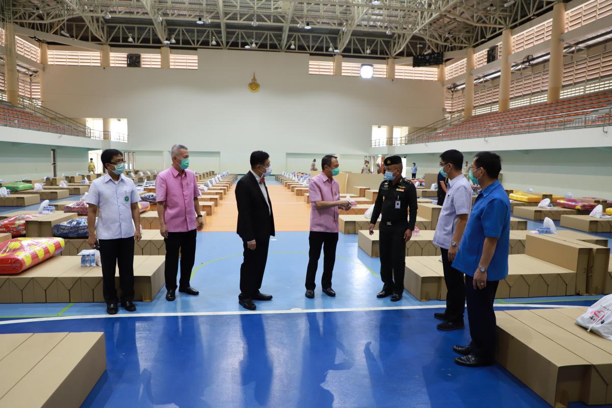  เข้าร่วมประชุมหน่วยดำเนินการและสนับสนุนการจัดตั้งโรงพยาบาลสนามมหาวิทยาลัยเทคโนโลยีราชมงคลล้านนาตาก