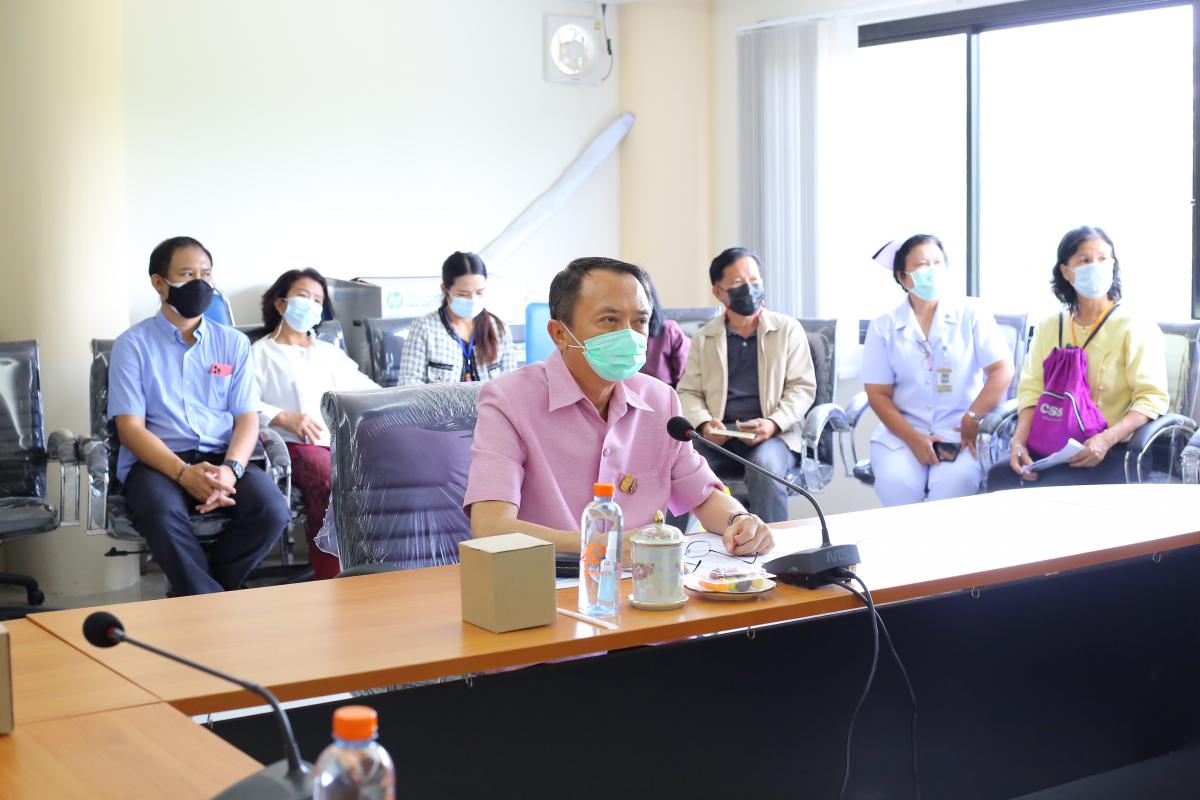  เข้าร่วมประชุมหน่วยดำเนินการและสนับสนุนการจัดตั้งโรงพยาบาลสนามมหาวิทยาลัยเทคโนโลยีราชมงคลล้านนาตาก