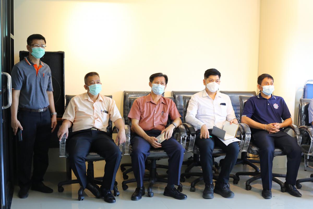  เข้าร่วมประชุมหน่วยดำเนินการและสนับสนุนการจัดตั้งโรงพยาบาลสนามมหาวิทยาลัยเทคโนโลยีราชมงคลล้านนาตาก