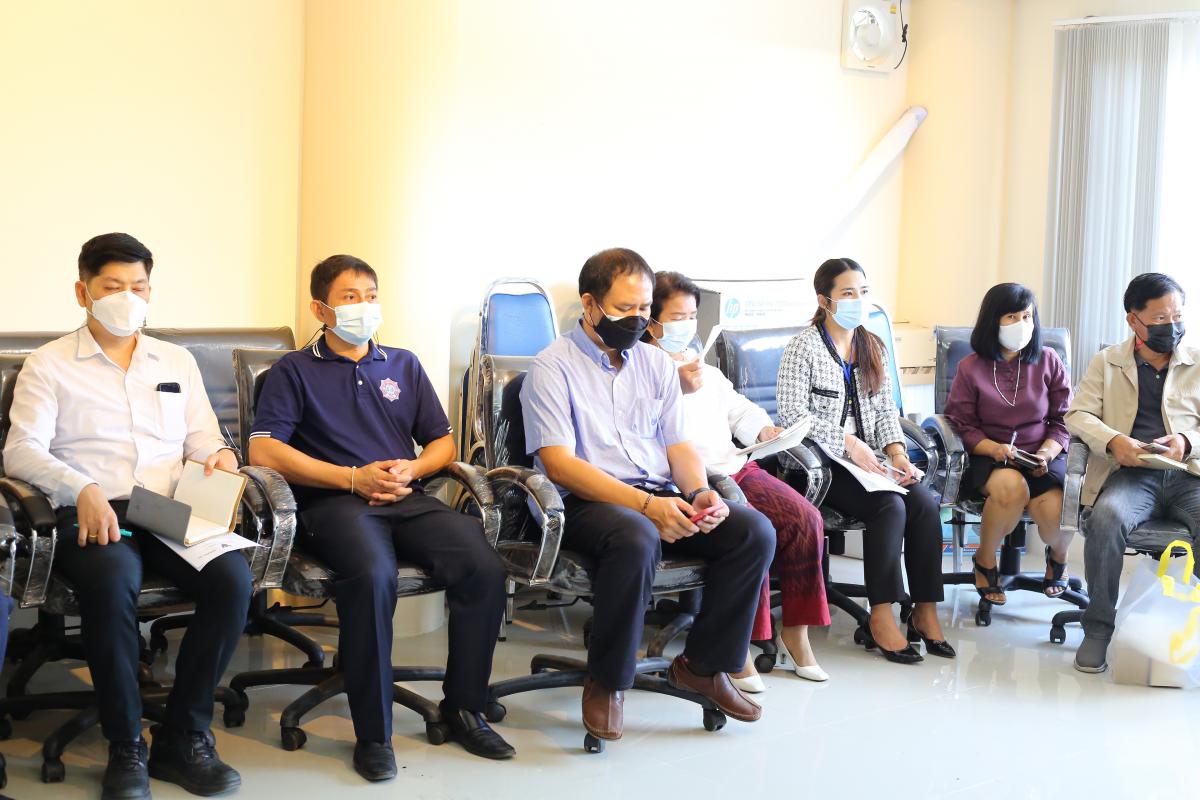 เข้าร่วมประชุมหน่วยดำเนินการและสนับสนุนการจัดตั้งโรงพยาบาลสนามมหาวิทยาลัยเทคโนโลยีราชมงคลล้านนาตาก