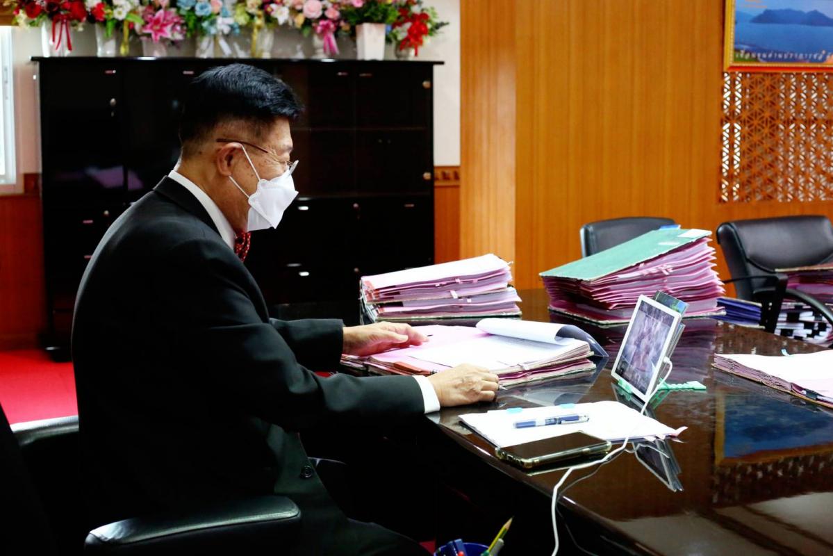 นายก อบจ.ตาก เข้าร่วมประชุมคณะกรรมการสมาคมองค์การบริหารส่วนจังหวัดแห่งประเทศไทย ครั้งที่ 4/2564