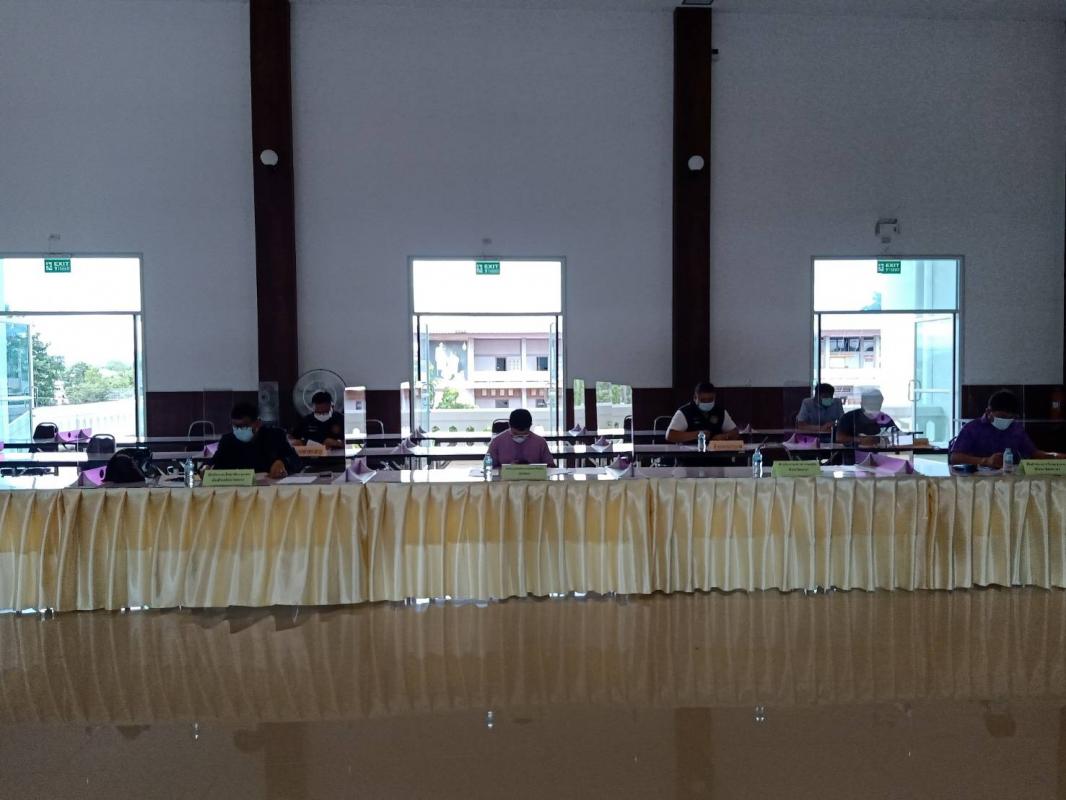เข้าร่วมประชุมคณะกรรมการป้องกันหรือยับยั้งภัยพิบัติกรณีฉุกเฉินโรคระบาดจากเชืัอไวรัสโคโรนา 2019 (COVID-19) ครั้งที่ 8/2564