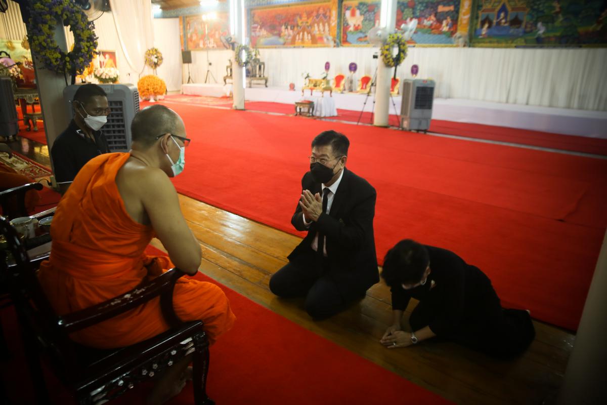องค์การบริหารส่วนจังหวัดตากเป็นเจ้าภาพหลักในพิธีสวดพระอภิธรรมฯ