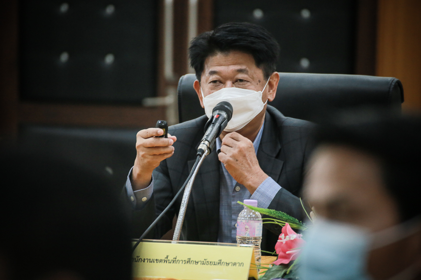 เข้าร่วมประชุม ร่วมกับ หน่วยงานทางการศึกษาจังหวัดตาก เพื่อหารือแนวทางการดำเนินโครงการ “ตาก จังหวัดแห่งการเรียนรู้และนวัตกรรมการศึกษา” ครั้งที่ 1/2565
