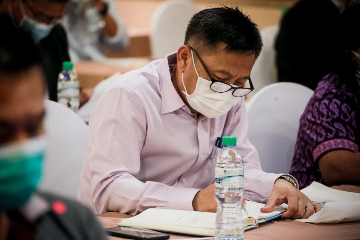 เข้าร่วมการประชุมเพื่อคัดเลือกกรรมการลุ่มน้ำผู้แทนองค์กรปกครองส่วนท้องถิ่นในเขตลุ่มน้ำสาละวิน ลุ่มน้ำปิง ลุ่มน้ำวัง ลุ่มน้ำยม และลุ่มน้ำแม่กลอง พื้นที่จังหวัดตาก 