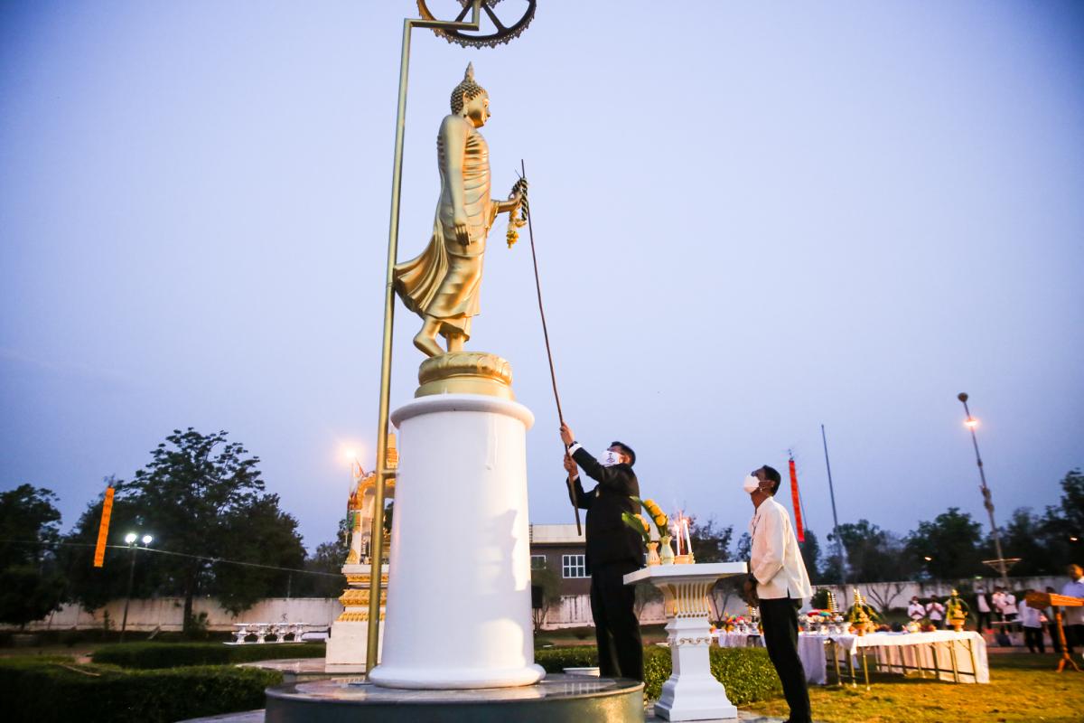 อบจ.ตาก จัดพิธีสักการะพระพุทธรูป และบวงสรวงพระพรหม พระภูมิ เจ้าที่ ประจำปี