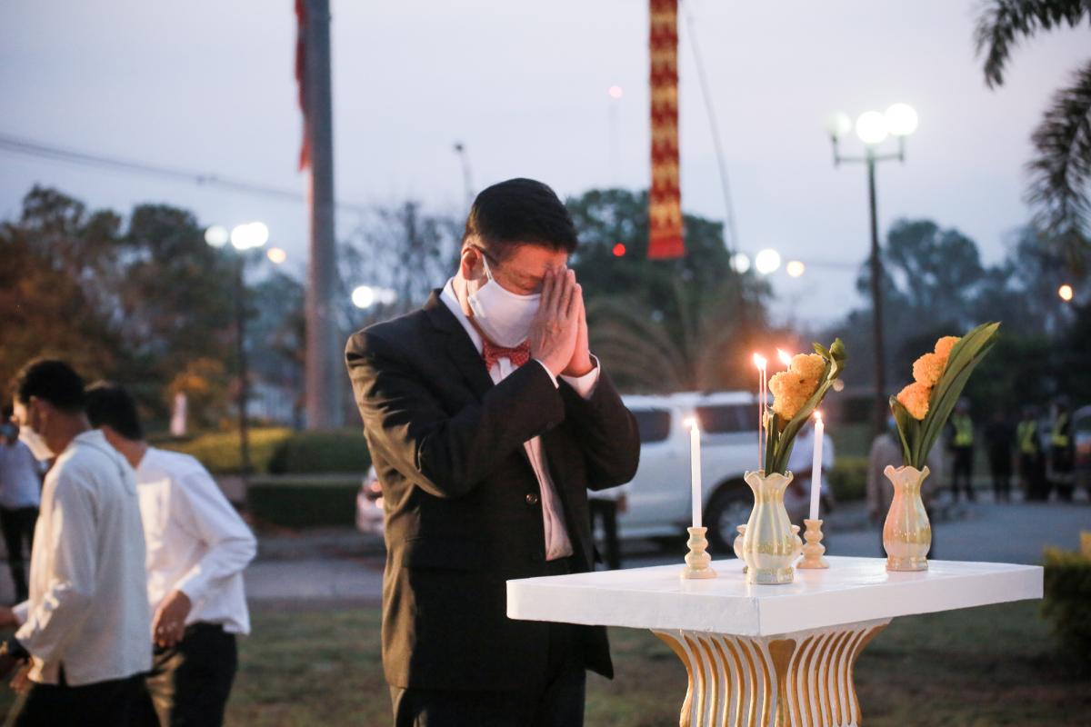 อบจ.ตาก จัดพิธีสักการะพระพุทธรูป และบวงสรวงพระพรหม พระภูมิ เจ้าที่ ประจำปี