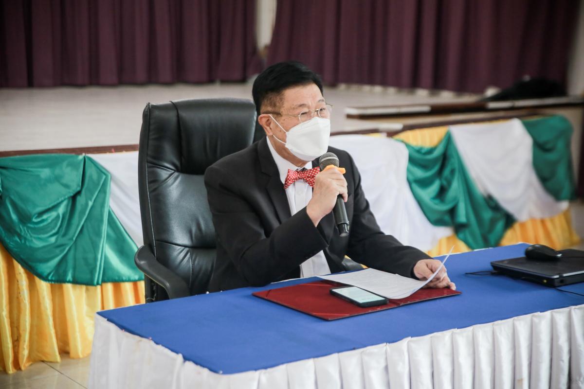 นายกองค์การบริหารส่วนจังหวัดตาก เป็นประธานในพิธีเปิดโครงการส่งเสริมพัฒนาเครือข่ายกลุ่มอาชีพในภาคการเกษตรจังหวัดตาก ประจำปีงบประมาณ พ.ศ. 2565 