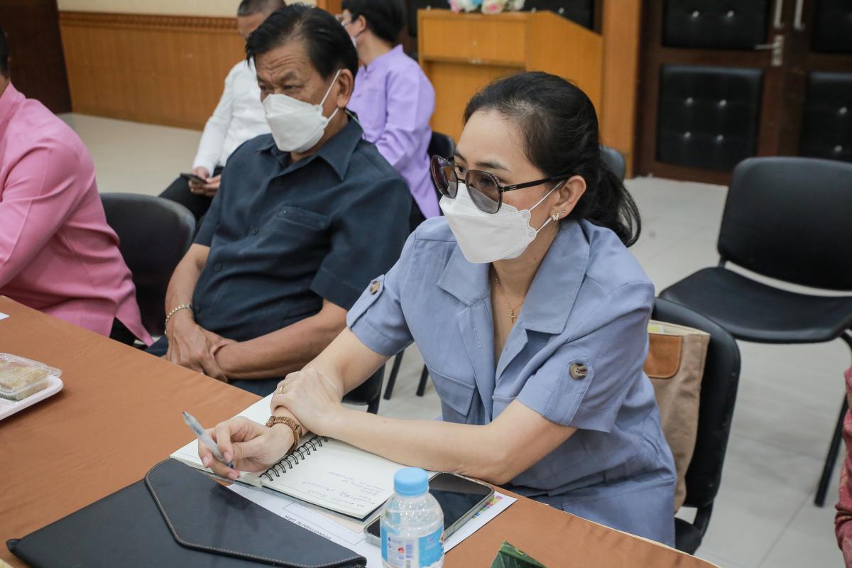 นายกองค์การบริหารส่วนจังหวัดตาก ในฐานะผู้อำนวยการอุทยานธรณีไม้กลายเป็นหินตาก ร่วมการประชุมเตรียมความพร้อม การจัดงาน “บันทึกสถิติโลก ไม้กลายเป็นหินที่ยาวที่สุดในโลก”