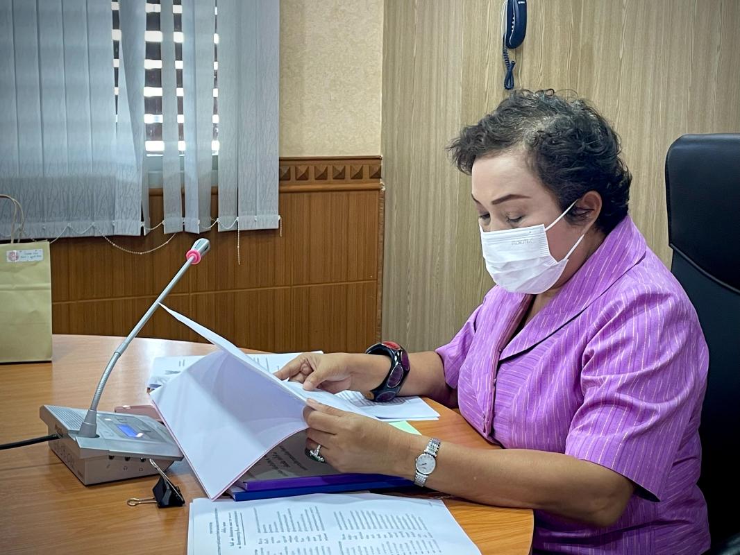 ปลัดองค์การบริหารส่วนจังหวัดตาก เป็นประธานการประชุมคณะกรรมการสนับสนุนการจัดทำแผนพัฒนาองค์การบริหารส่วนจังหวัดตาก ครั้งที่ 3/2565 