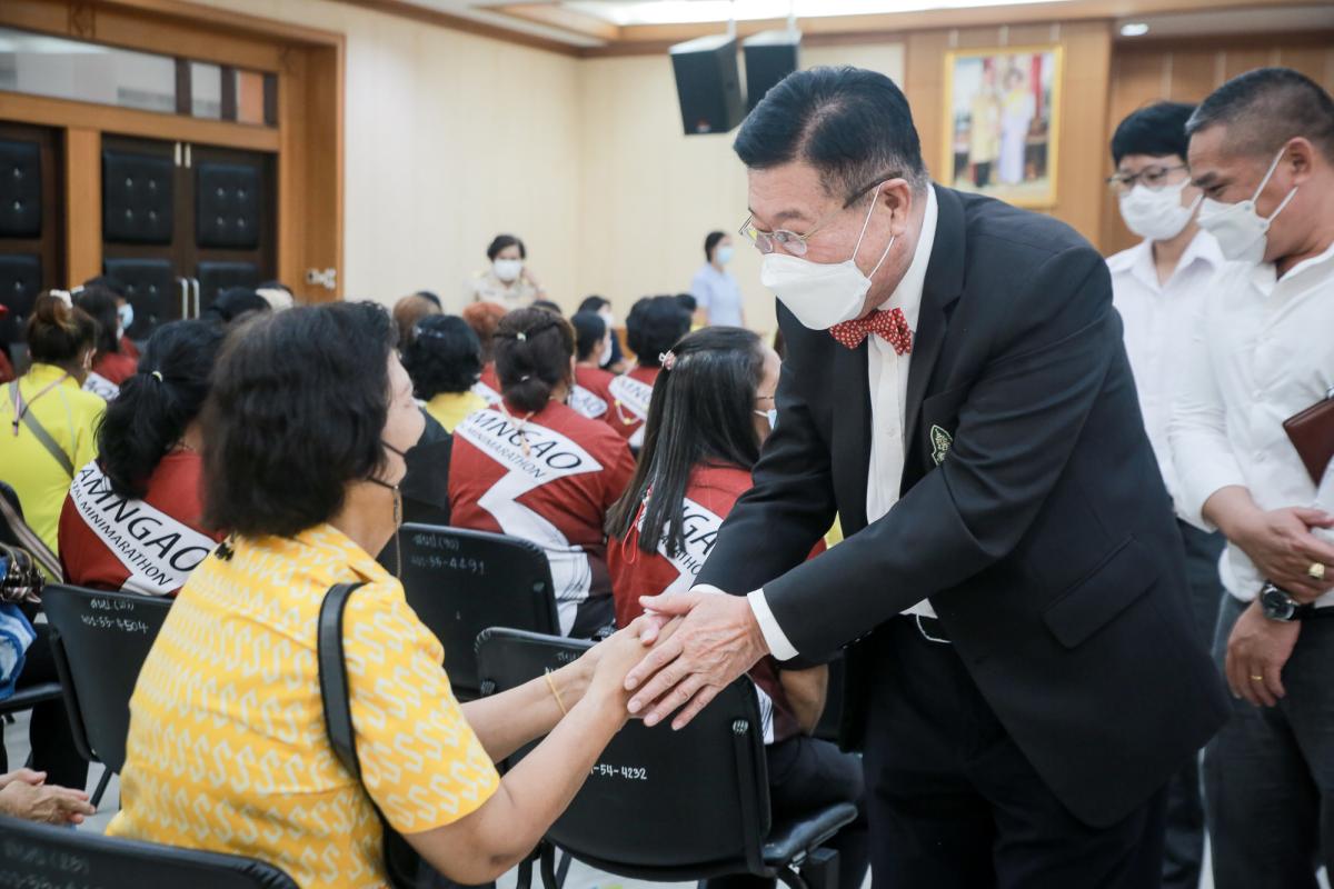 นายกองค์การบริหารส่วนจังหวัดตาก เป็นประธานในพิธีเปิดโครงการฝึกอบรมส่งเสริมสุขภาพในครอบครัวและชุมชน ประจำปี 2565