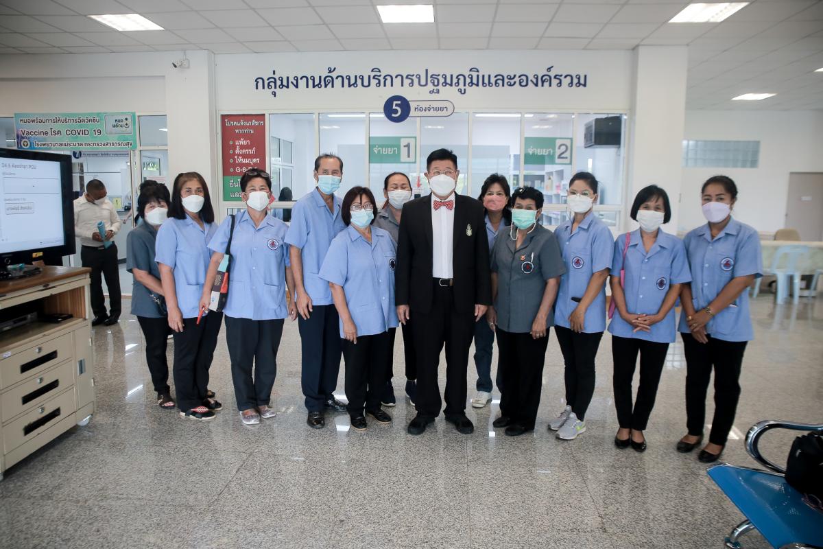 นายกองค์การบริหารส่วนจังหวัดตาก ร่วมต้อนรับดร.สาธิต ปิตุเตชะ รัฐมนตรีช่วยว่าการกระทรวงสาธารณสุข