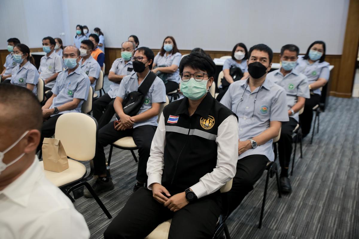 นายกองค์การบริหารส่วนจังหวัดตาก ร่วมต้อนรับดร.สาธิต ปิตุเตชะ รัฐมนตรีช่วยว่าการกระทรวงสาธารณสุข