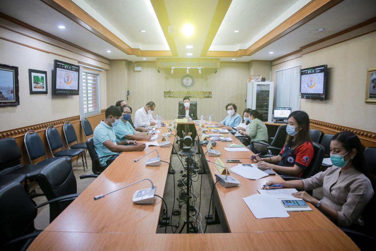 นายก อบจ.ตาก เป็นประธานการประชุมชี้แจงแนวทางการดำเนินงานบริหารจัดการกองทุนฟื้นฟูสมรรถภาพระดับจังหวัด ปี 2566