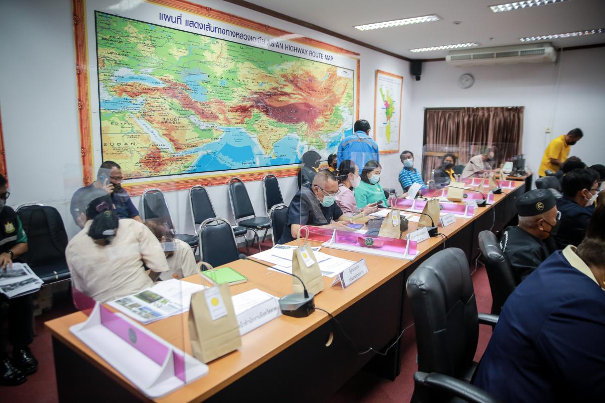 เข้าร่วมการประชุมตรวจเยี่ยมโครงการบริหารจัดการที่ดินอย่างยั่งยืนของสถาบันบริหารจัดการธนาคารที่ดิน (องค์การมหาชน)