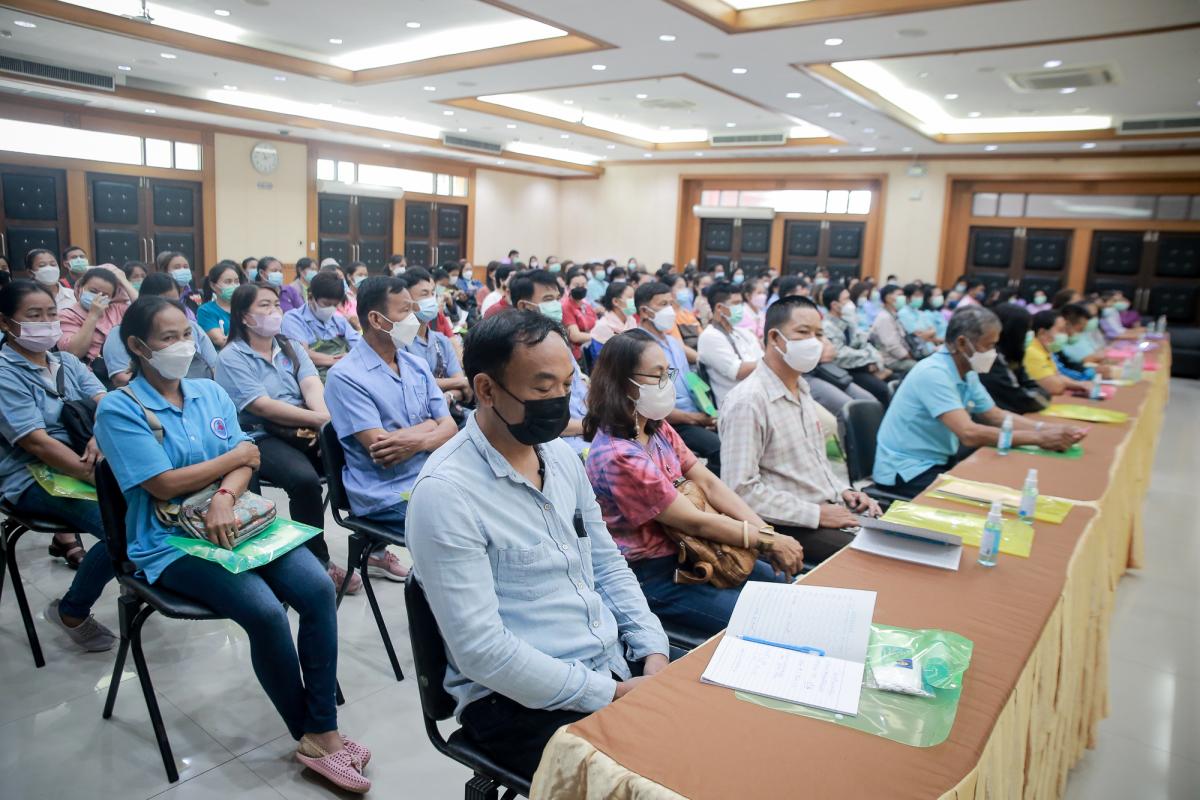 ป็นประธานในพิธีเปิดโครงการฝึกอบรมส่งเสริมสุขภาพและพัฒนาการจัดการอนามัยสิ่งแวดล้อม ประจำปี 2565 รุ่นที่ 2