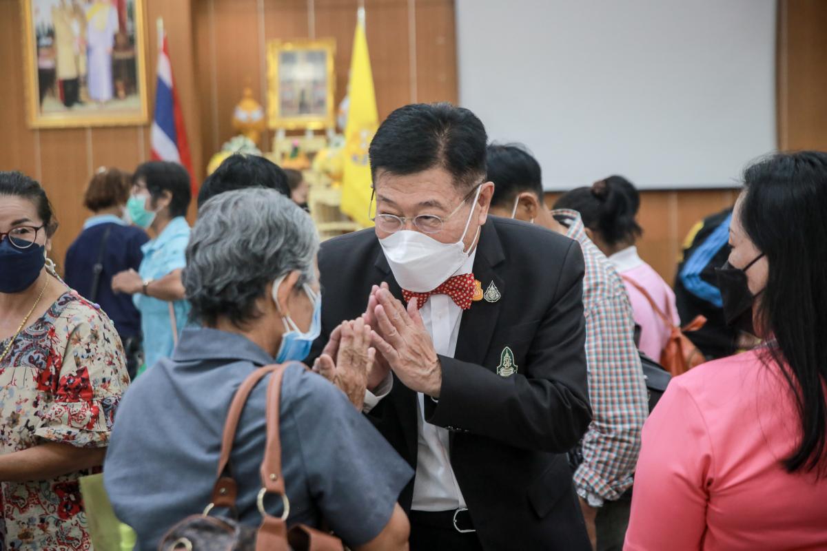 ป็นประธานในพิธีเปิดโครงการฝึกอบรมส่งเสริมสุขภาพและพัฒนาการจัดการอนามัยสิ่งแวดล้อม ประจำปี 2565 รุ่นที่ 2