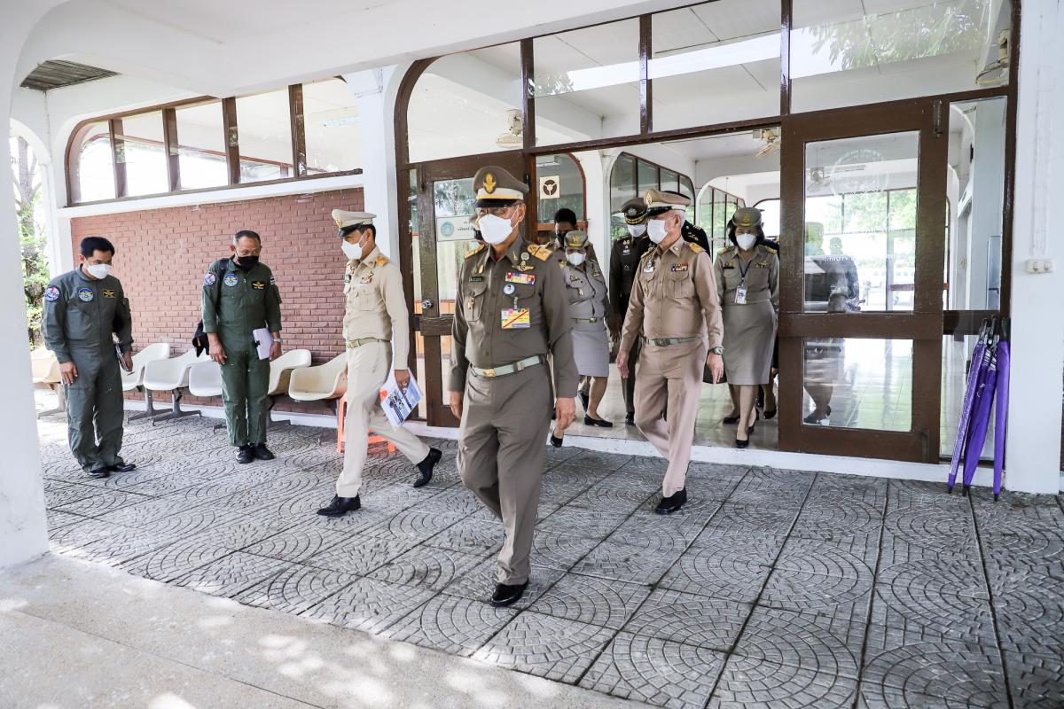 ร่วมต้อนรับ พลอากาศเอก ชลิต พุกผาสุก องคมนตรี ลงพื้นที่ตรวจติดตามความก้าวหน้าการก่อสร้างศูนย์ปฏิบัติการฝนหลวงภาคเหนือ